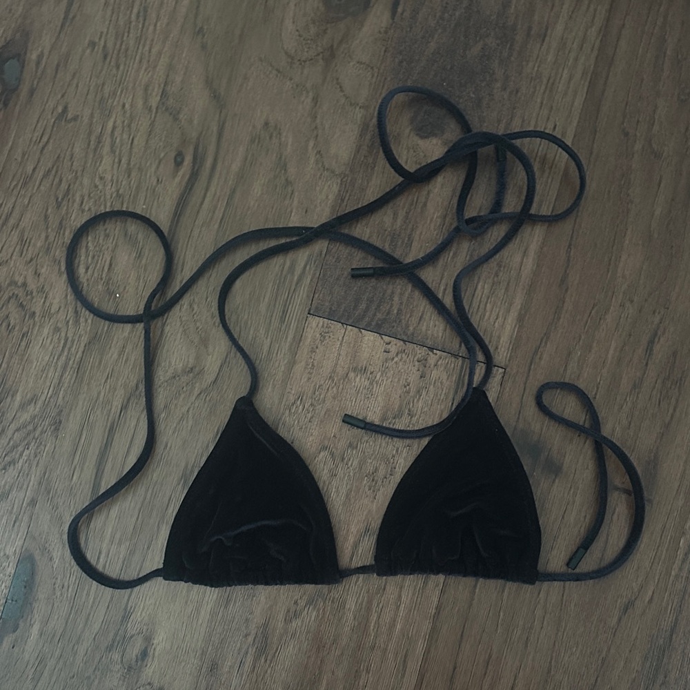 Triangl vinca ebony black triangle bikini xs